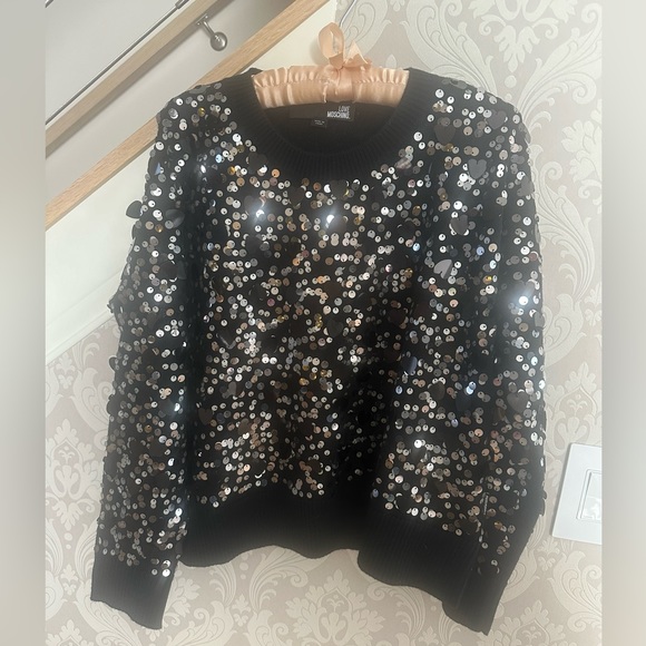 Love moschino sequin sweater - Picture 3 of 10